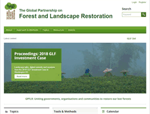 Tablet Screenshot of forestlandscaperestoration.org